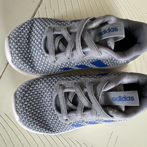 Adidas Toddler Baby Neo Racer TR 2.0  Sneakers , Size 6K, Color Blue/Grey. - Picture 9 of 10